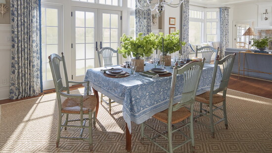 The dining room. 