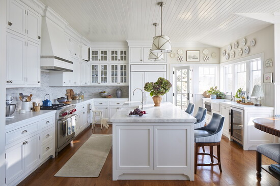 The kitchen designed by Kathryn Hunt Studios. 