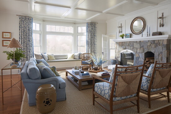The home's living room. 
