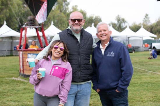 Mayor James "Stew" Stewart enjoying the Festival preview. 