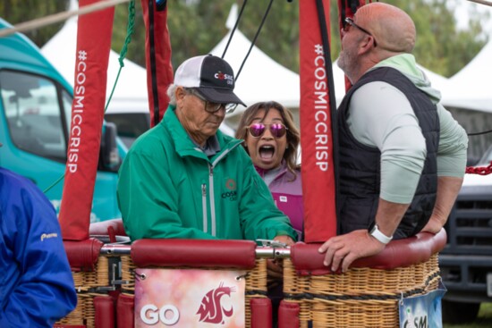 For many in the area, this is their first opportunity to ride a hot air balloon.