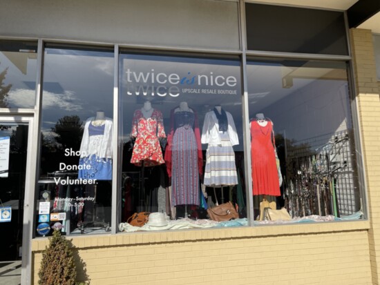 Twice is Nice storefront. Photo Credit: Twice is Nice.