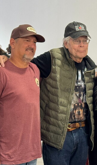 Richard Chizmar and Stephen King. Photo Credit: Robin Furth