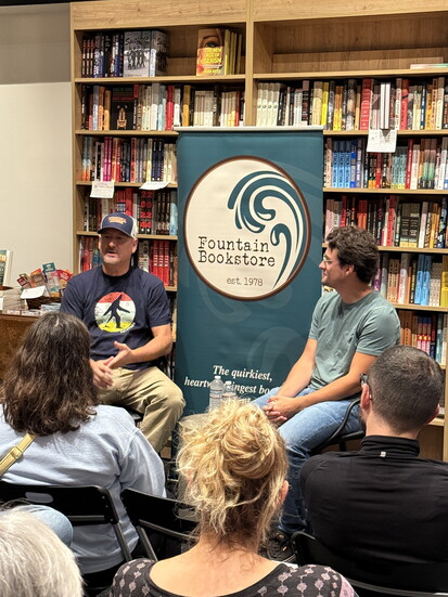 Richard and W.H. Chizmar. Photo courtesy of Richard Chizmar.