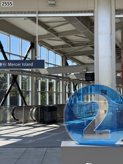 Light Rail Mercer Island Stop