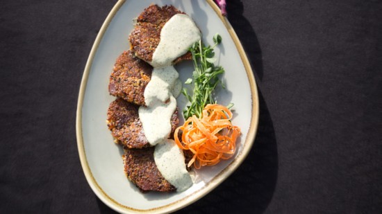 Café Evergreen's Cheesy Quinoa Cakes