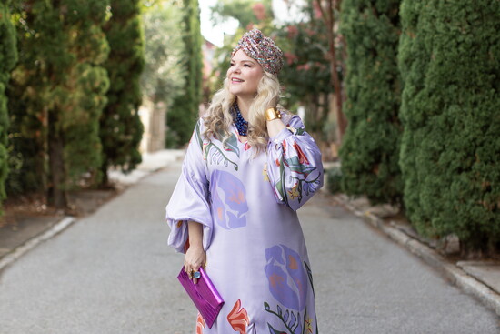 Dress: Emily McCarthy Necklace: JuJu Loves