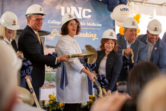 State Representative Mary Young, President Andy Feinstein, Dr. Beth Longenecker, Lt. Governor Dianne Primavera, Mayor John Gates and Senator Kyle Mullica 