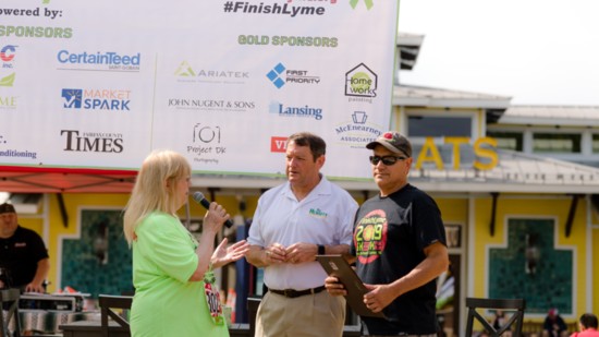 The Elusive Owner (R) at Last Year's Finish Lyme Charity Race