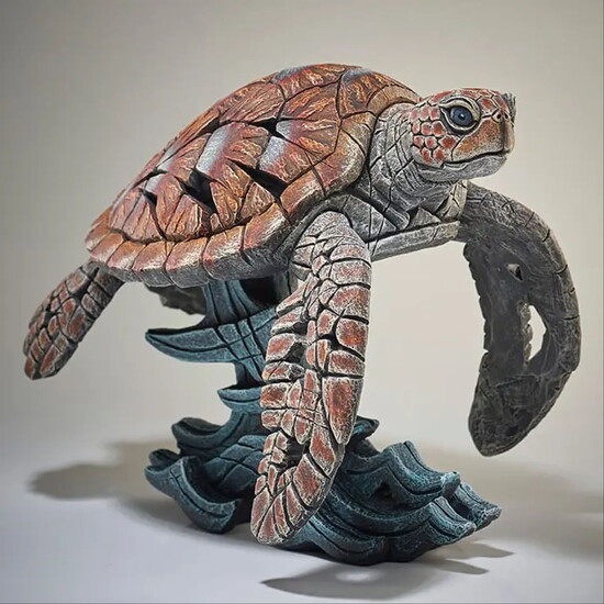 Sea Turtle Edge Sculpture by Matt Buckley