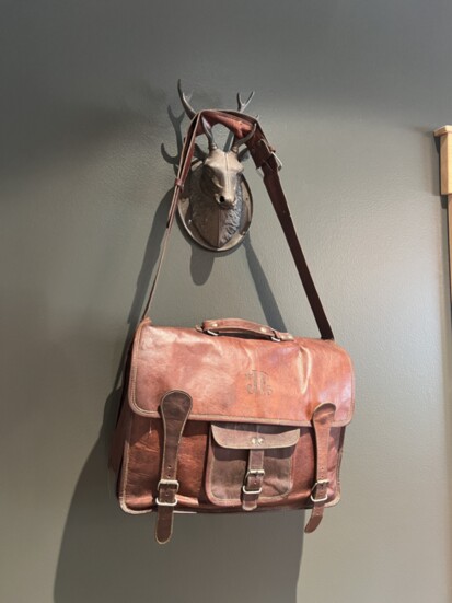 Replica of Granddad's mail bag. Original is on exhibit at the US Postal Service National Museum