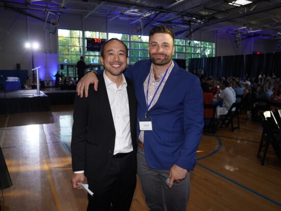 Incoming Bellevue School District Superintendent, Dr. Kelly Aramaki, with RA's Executive Director and Founding Mentor, Jesse Franklin.