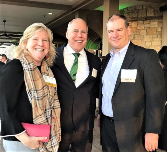 Proud parents of a freshman enrolled in the Project Design & Analysis 3-year Cohort Program with visionary UNT President Dr. Neal Smatresk.