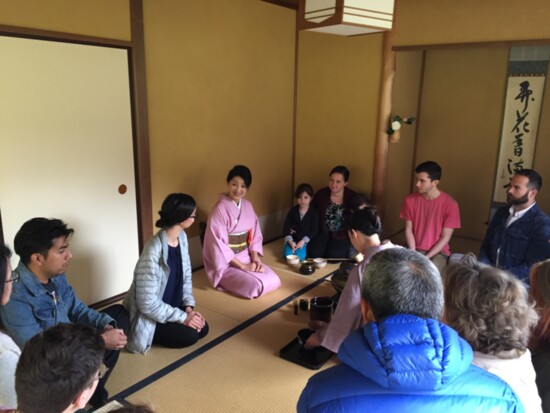 Sensei Matsuda and students