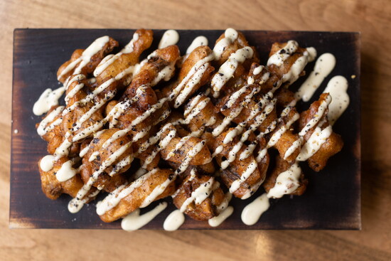 Fried mushrooms with Kombu mayonnaise at Spoon & Spindle. Photo Credit: Spoon & Spindle.