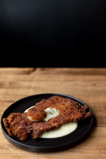 Spindle Schnitzel at Spoon & Spindle. Photo Credit: Spoon & Spindle.