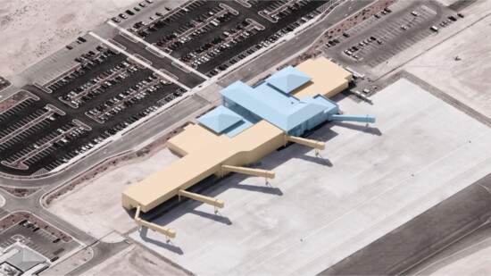 Rendering of airport expansion