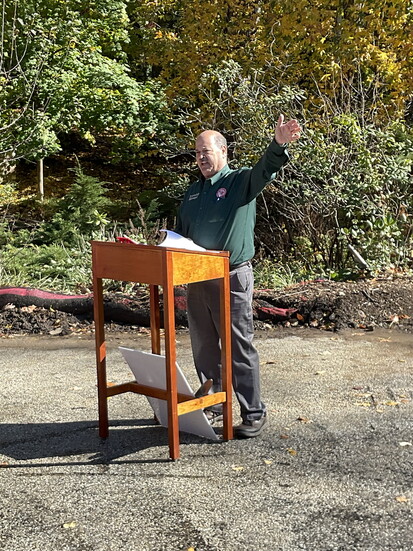 Township Manager Barry Luber