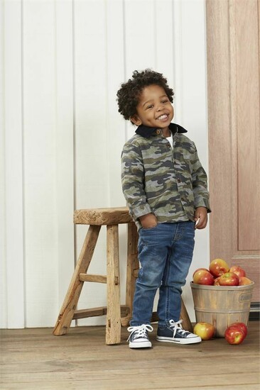 Rugged Camo Pullover for the Little Guy