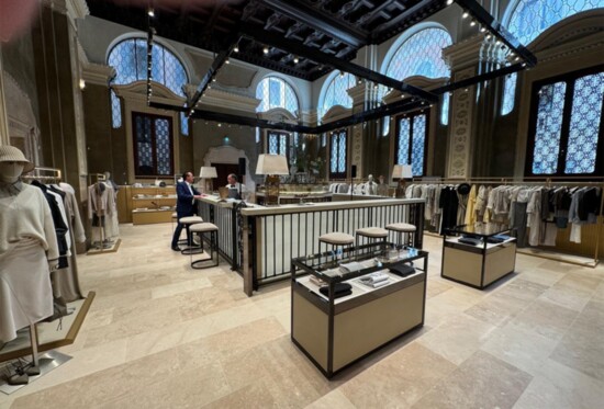 The new Brunello Cucinelli boutique in Venice