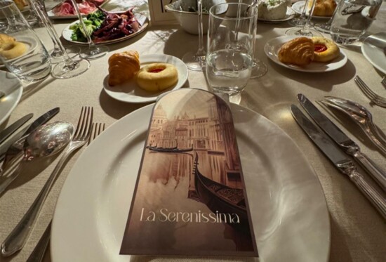 Place Setting at the Gala