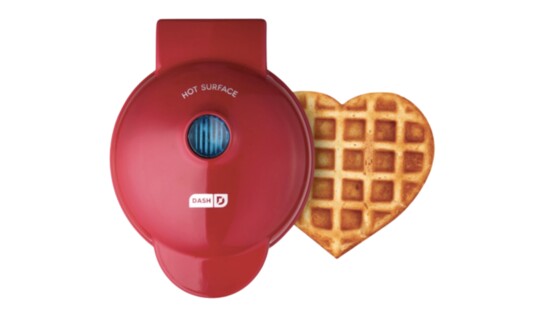 3. Dash Mini Design Heart Waffle Maker – Williams-Sonoma.com