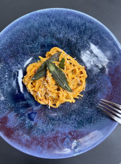 Pumpkin Sage Cream Pasta 