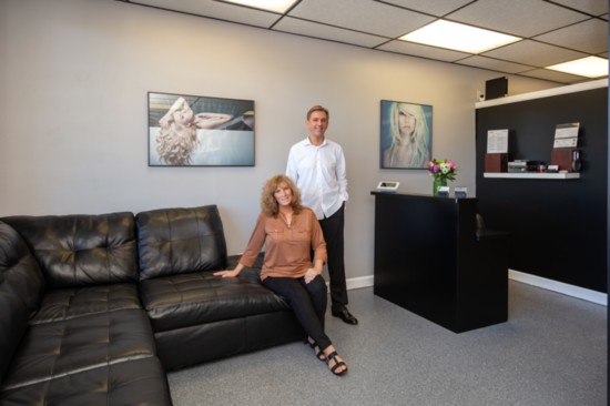 Lucy and Peter Becht at their Stylin & Design Salon.