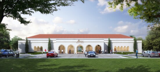 A rendering of the new Venice Library