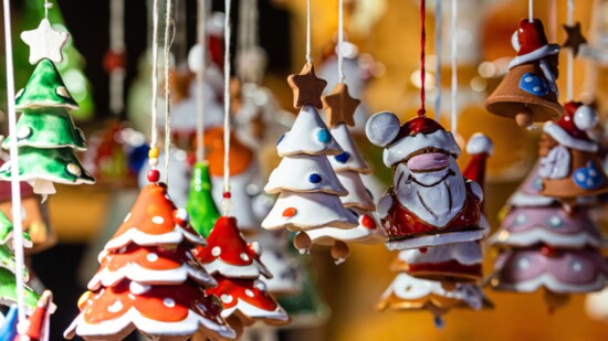 Shop local at Santa's Lane's artisan booths.