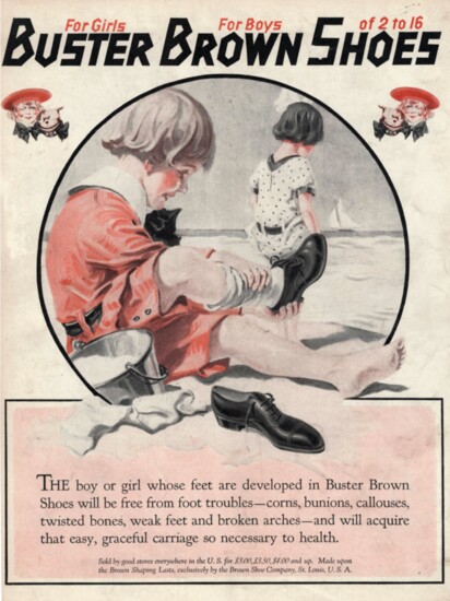 Buster Brown advertisement, 1918