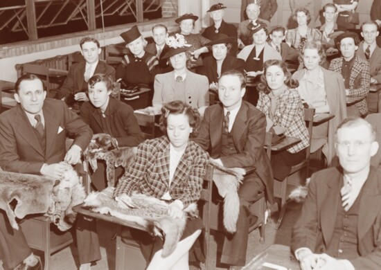 Hadley Technical School Fur Class, 1930s