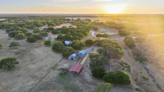 Aerial view of "El Cerrito Ranch" (2705 FM 473)