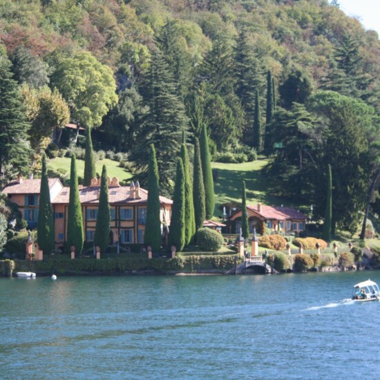 Villa la Cassinella on Lake Como is the property of Sir Richard Branson, founder of the Virgin Group