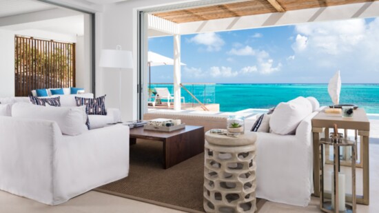 This beachfront villa provides the utmost privacy and unparalleled views.