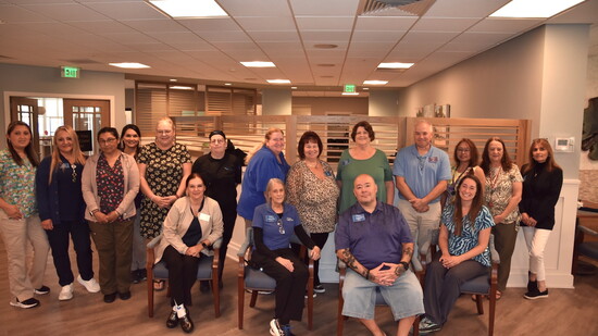 VOTI's "Milestone" employees.