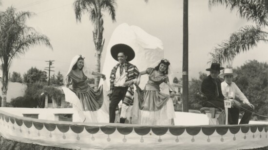 Old Spanish Days Parade Float Circa 1941