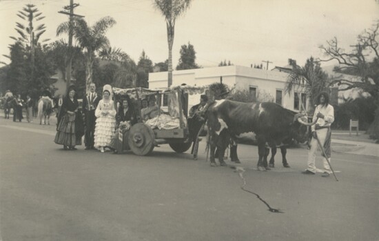 Old Spanish Days Parade Circa Early 1940's