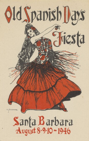 Old Spanish Days Poster 1946