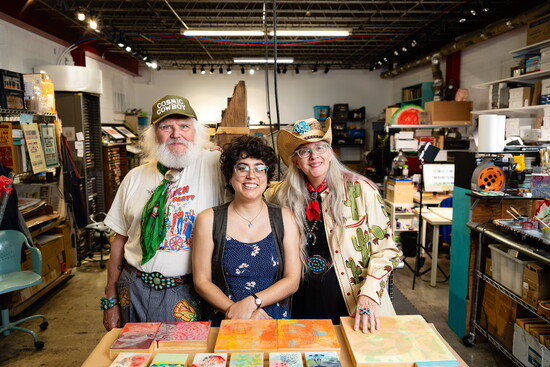 Cowboy Phil, Kara Pfennigwerth, and Julie Belcher