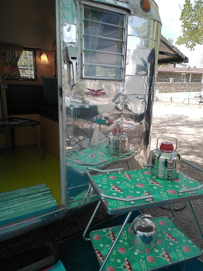 Ginger's bar cart