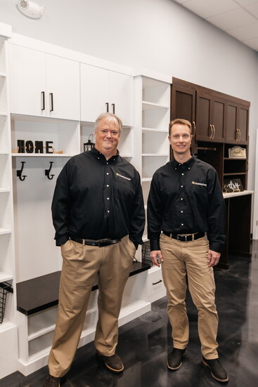 Jamie Trewartha (Left) and Paul Paluch (right), owners of Closets by Design serving the North Shore and beyond