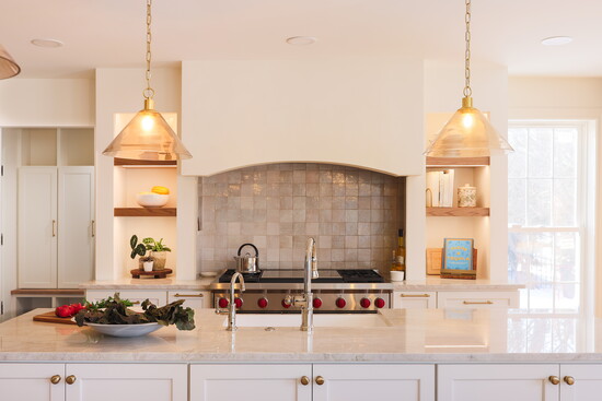 DDK Kitchen Design Group designers say soft whites are on trend for kitchens today.