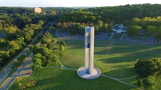 Deeds Carillon sings a welcome song to park visitors.