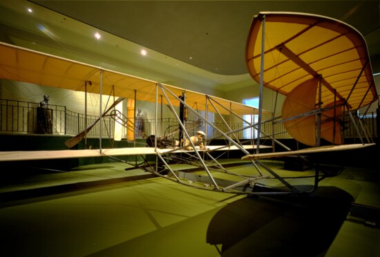 Wright Flyer III at Carillon Historical Park in Dayton, Ohio. Copyright, Dan Patterson, 2018/FlyingHistory.com.