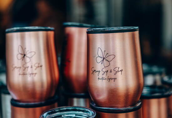 Sip and Shop event