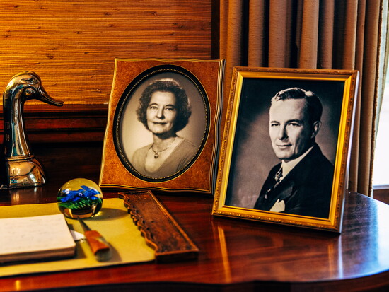 Alice Hand Callaway and Fuller Callaway Jr.