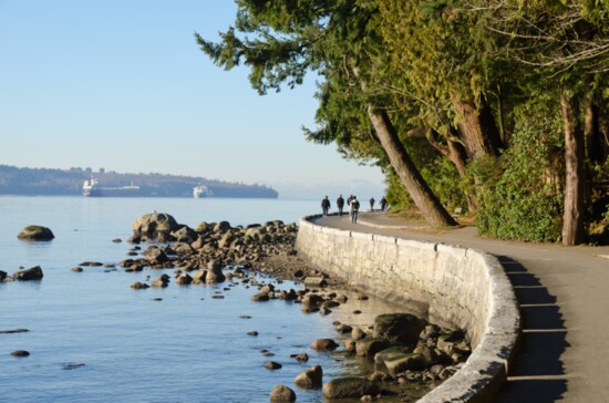 The Seawall at Stanley Park