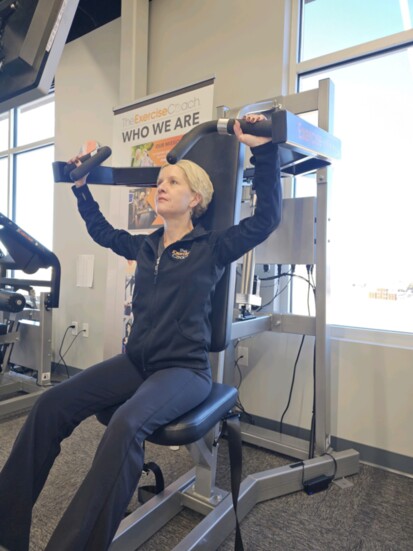 Coach Emily in the new Castle Rock studio