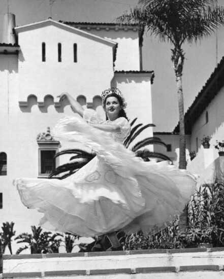 Judy Ritchey Summers, Spirit of Fiesta 1952-1954 Collection Santa Barbara Historical Museum
